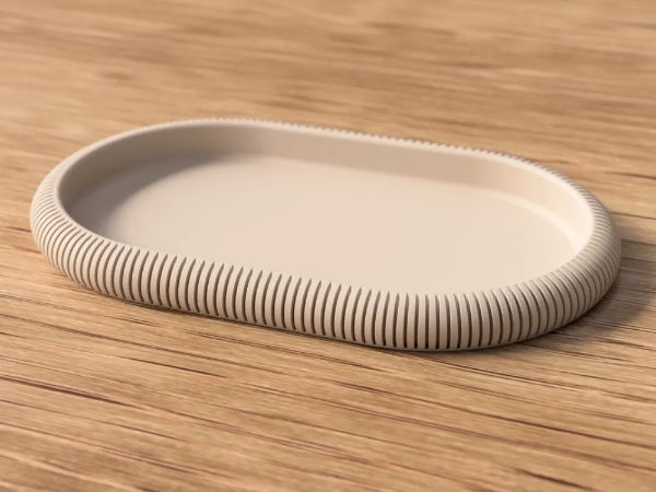 Bandeja Japandi - Média, peça impressa em 3D